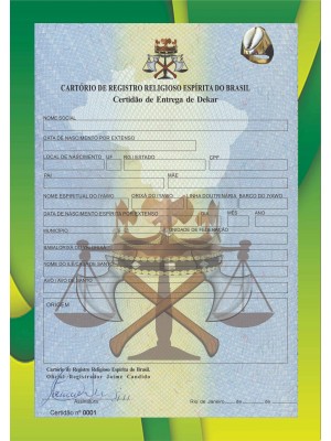 Certidão de Entrega de Dekar