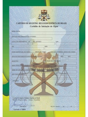 Certidão de Iniciação de Babalawo