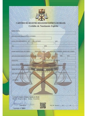 Certidão de Nascimento Espírita